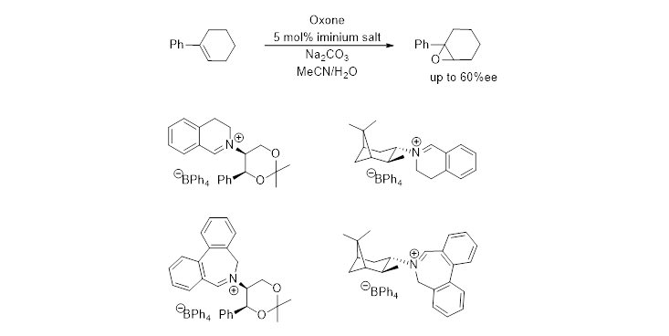 New Organocatalysts for the Asymmetric Catalytic Epoxidation of Alkenes Mediated by Chiral Iminium Salts